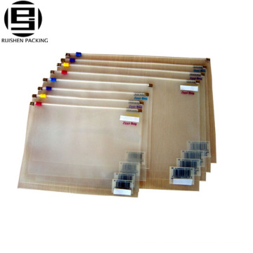 Good quality durable clear pvc zipper bags for pencils pens storage